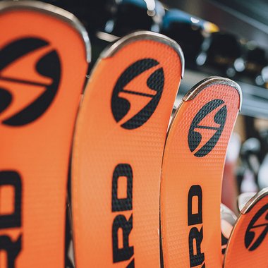 Orange Skier
